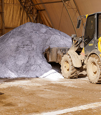 Bulk rock salt